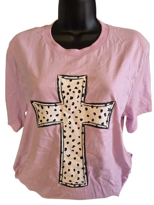 Dottie Lottie Cross - Lilac T-Shirt