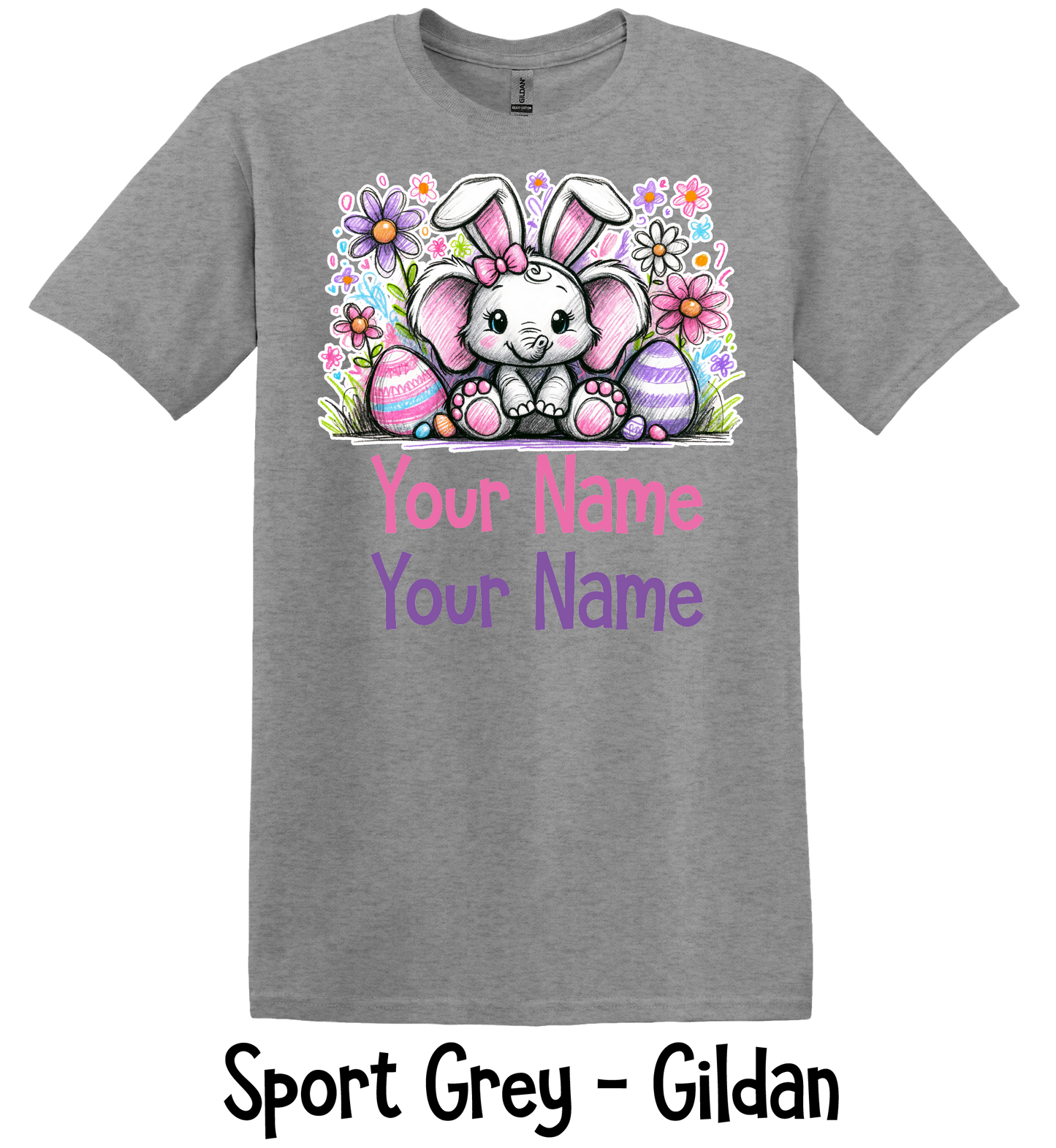Girl Easter Animals - Personalized - YOUTH SIZES