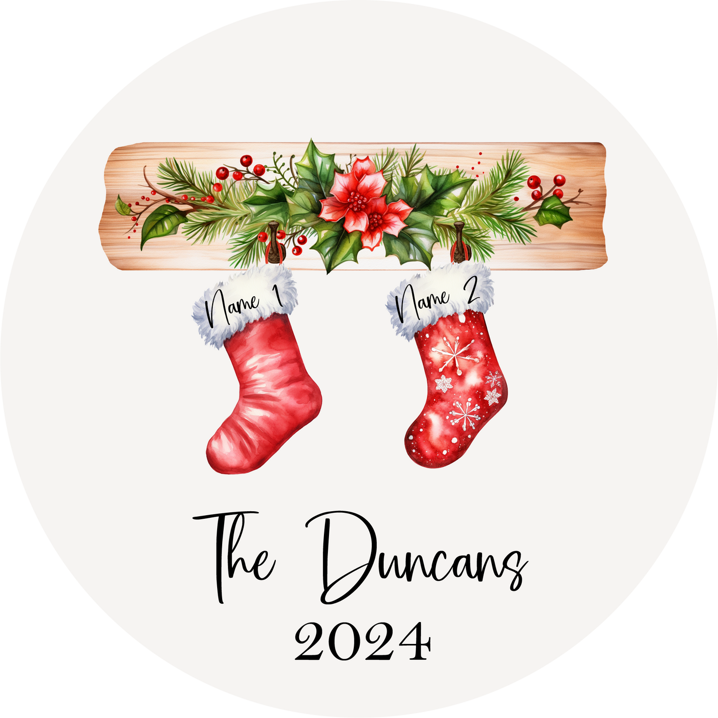 Fuzzy Stocking - Up to 6 Names