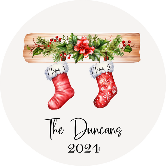 Fuzzy Stocking - Up to 6 Names