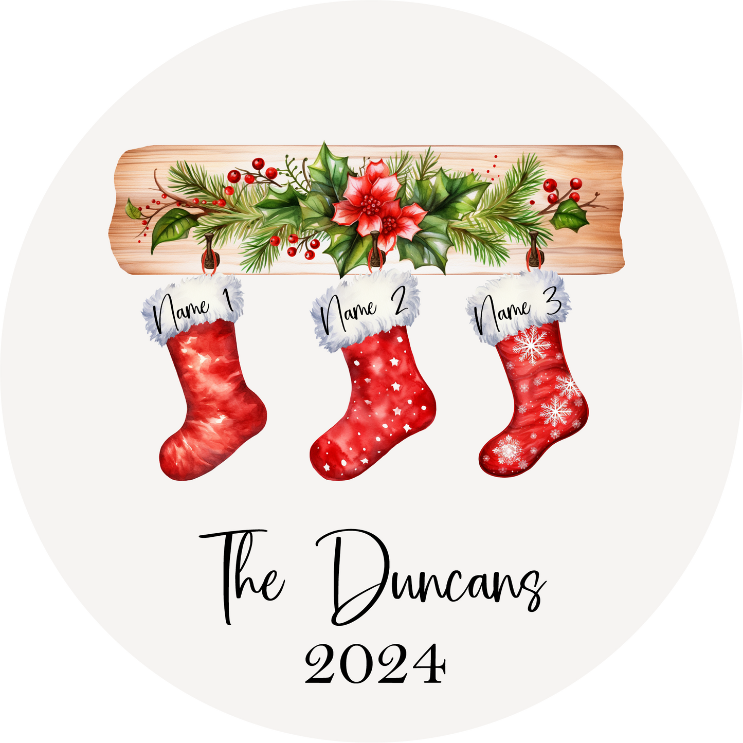Fuzzy Stocking - Up to 6 Names