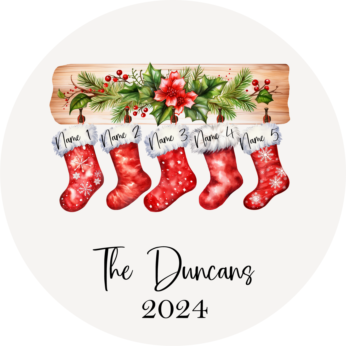 Fuzzy Stocking - Up to 6 Names