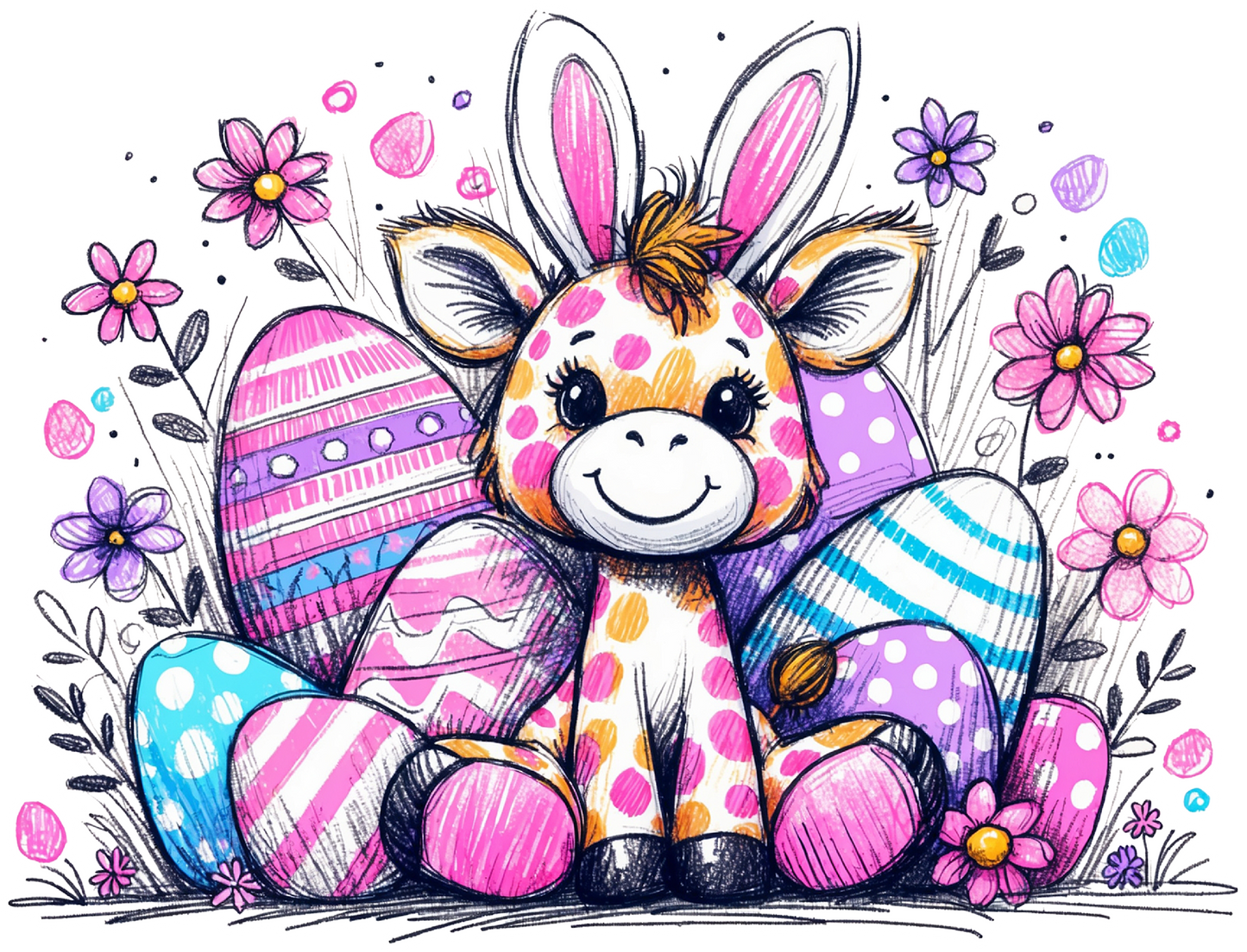 Girl Easter Animals - Personalized - YOUTH SIZES