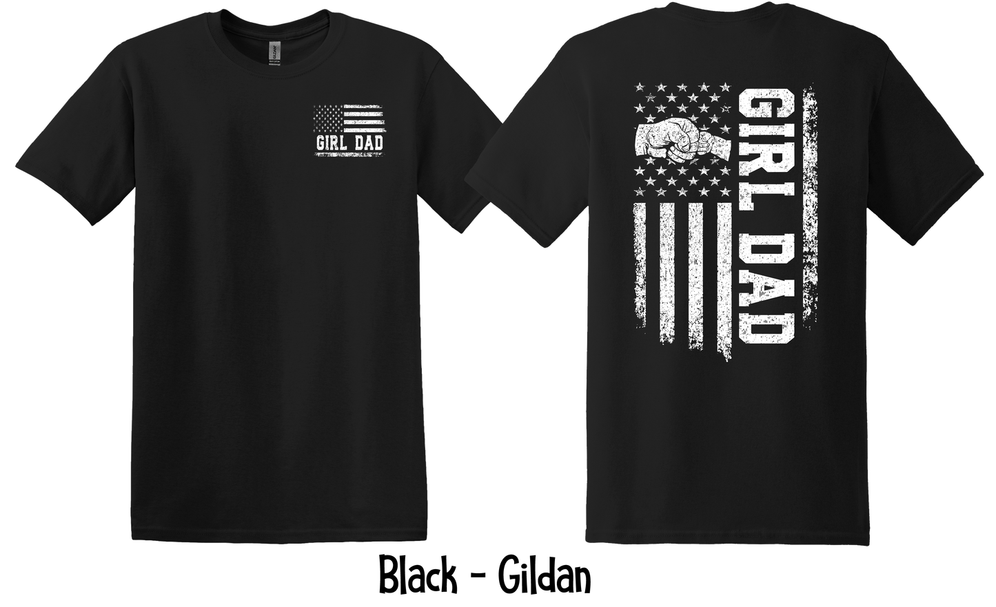 Girl Dad Flag - Front & Back - 3 Color Options