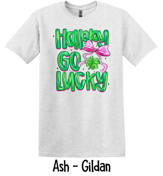 Happy Go Lucky - 4 Color Options - YOUTH SIZES