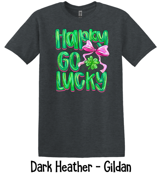 Happy Go Lucky - 4 Color Options - YOUTH SIZES