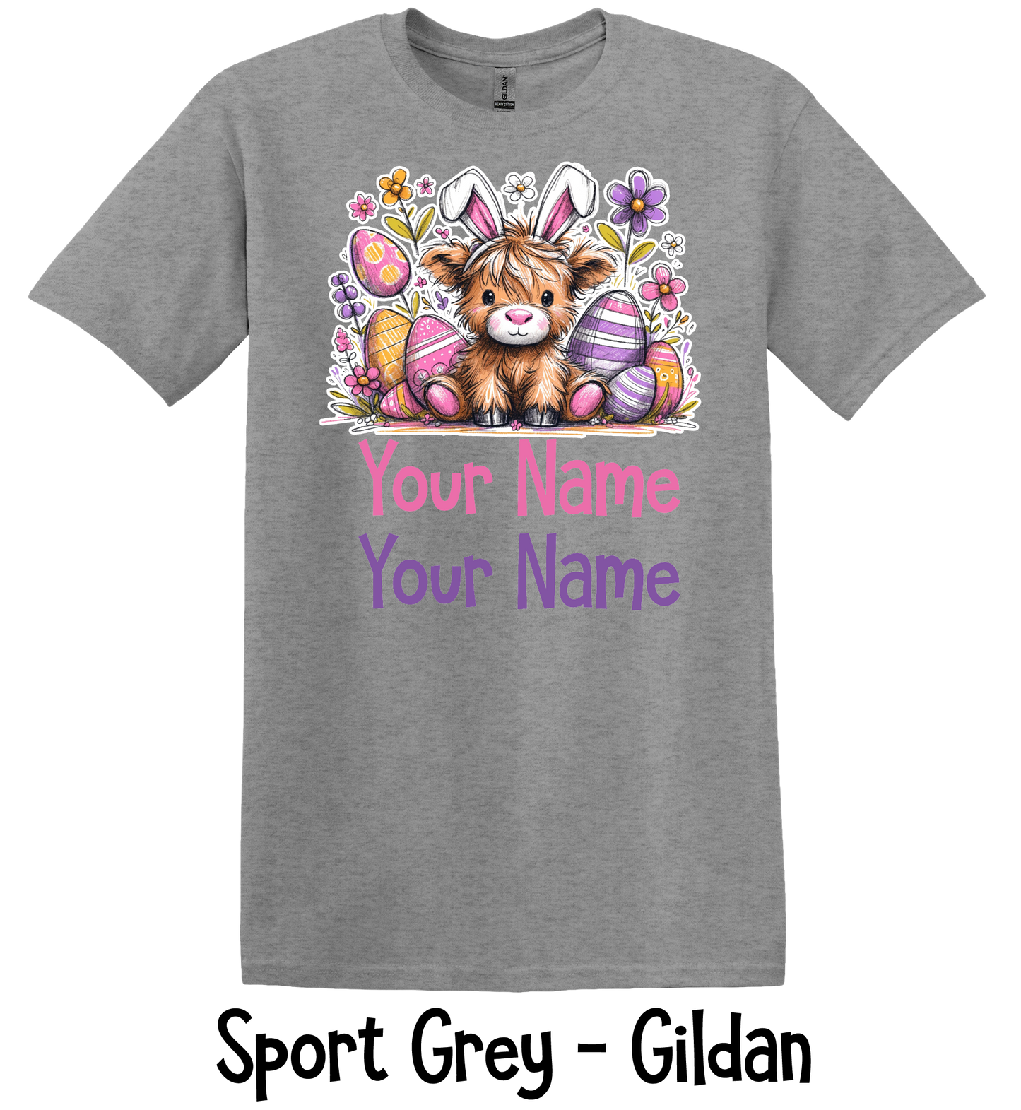 Girl Easter Animals - Personalized - YOUTH SIZES