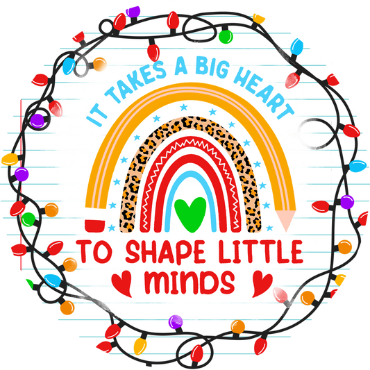 It Takes a Big Heart - Rainbow Ornament