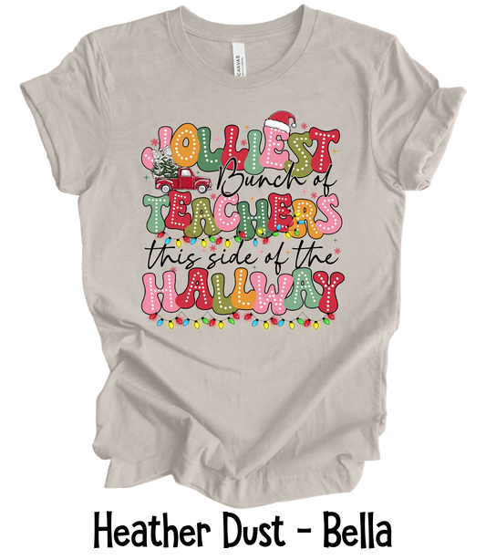 Jolliest Bunch of Teachers - Bubble Font