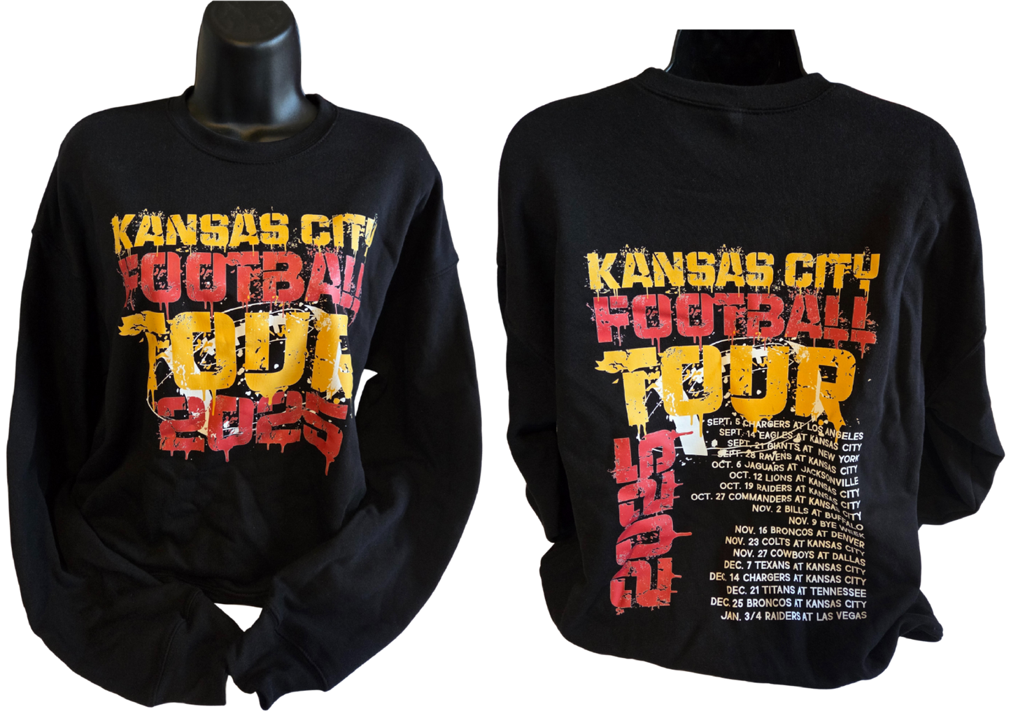 Kansas City Football Tour Crewneck