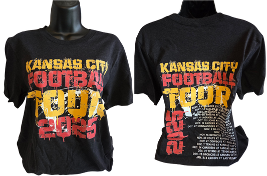 Kansas Football Tour T-Shirt