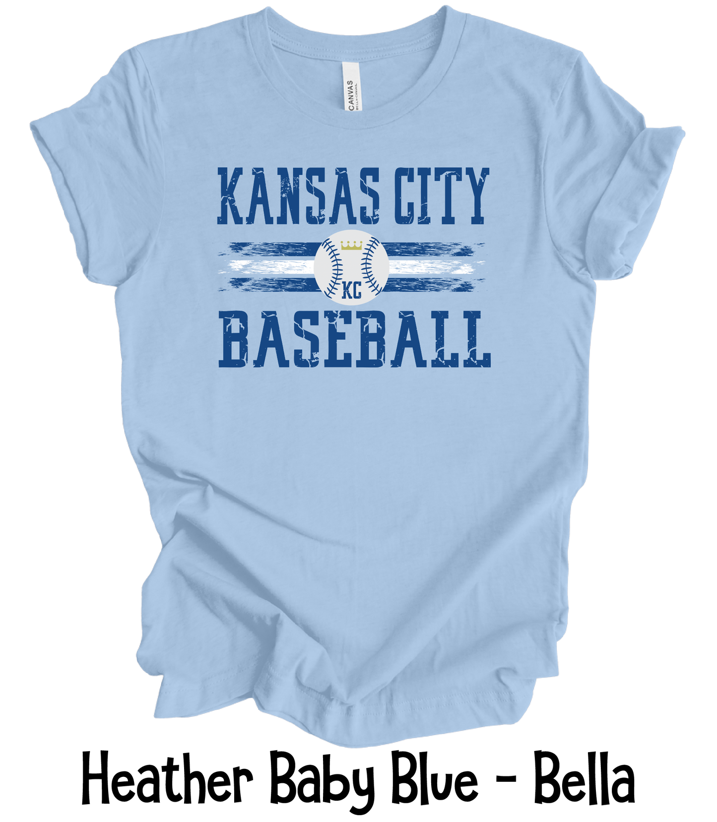 KC Baseball Distressed - Adult & Youth Sizes