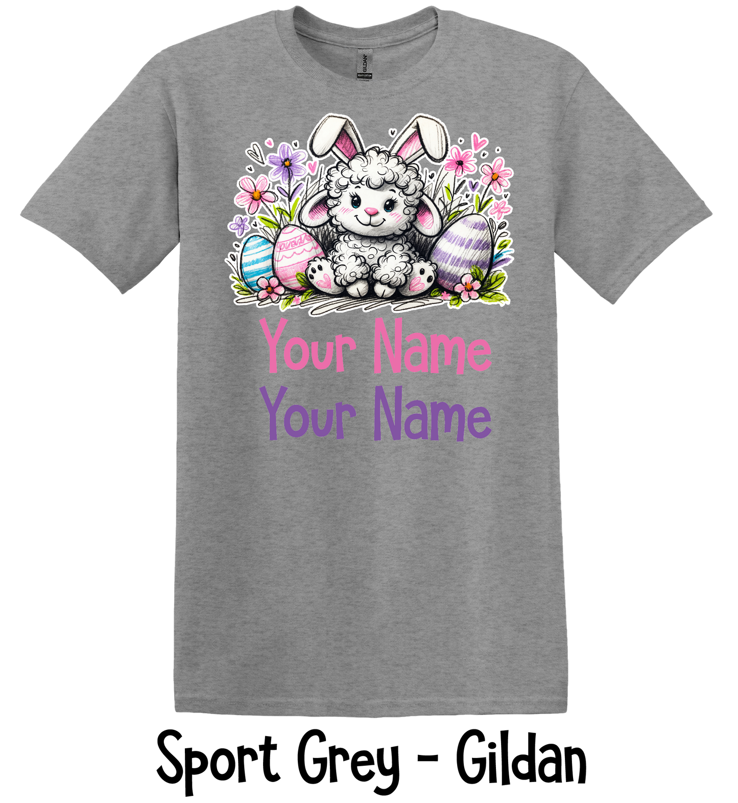 Girl Easter Animals - Personalized - YOUTH SIZES