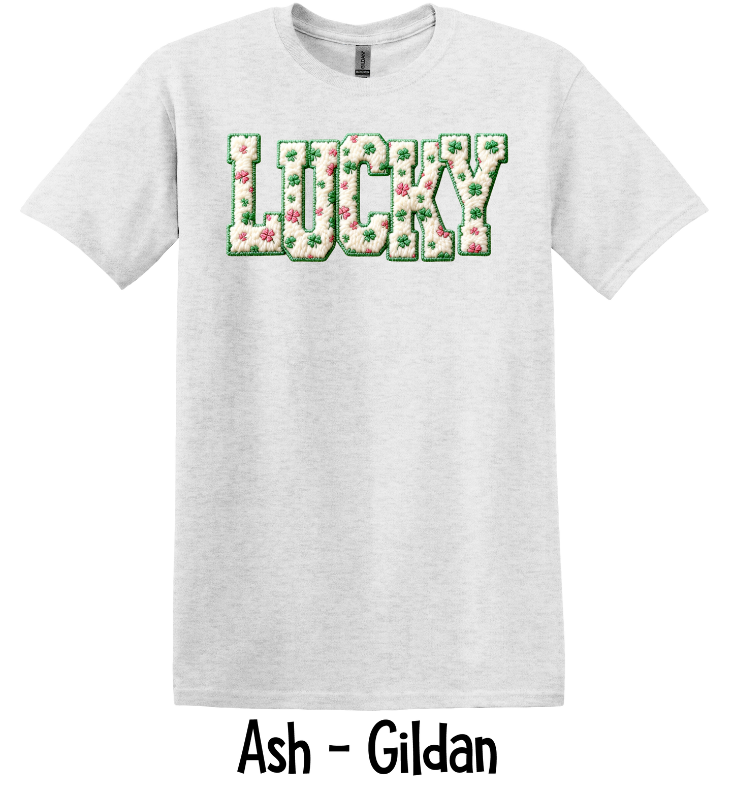Lucky Faux Patchwork - 5 Color Options - ADULT SIZES