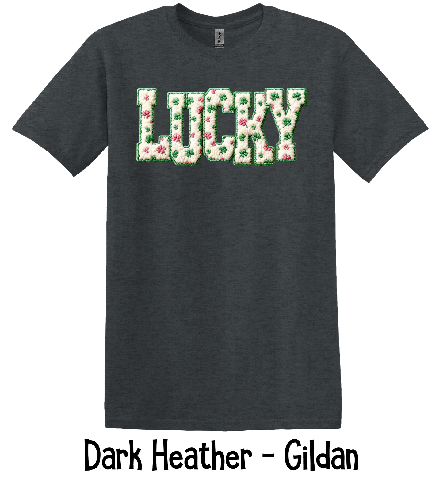 Lucky Faux Patchwork - 5 Color Options - ADULT SIZES