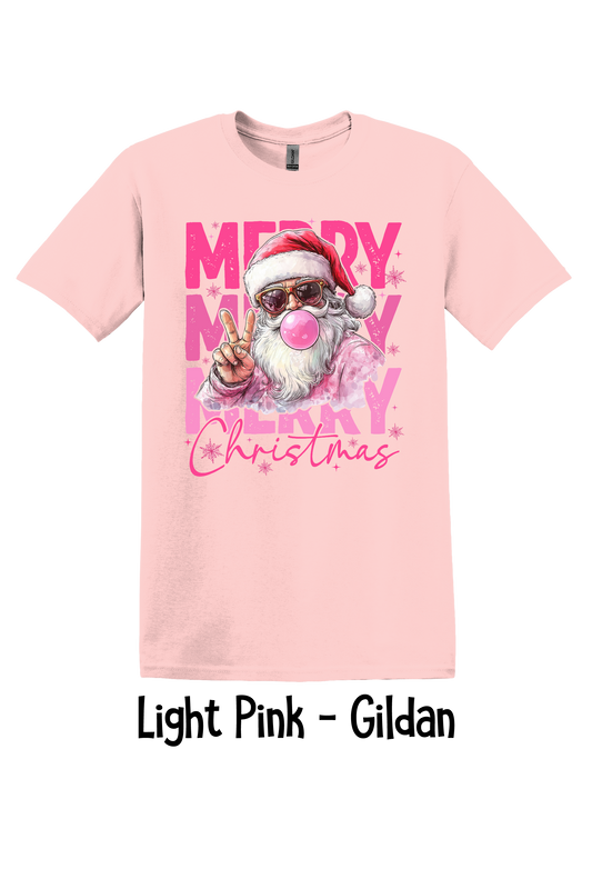 Merry Christmas Stacked Bubblegum Santa