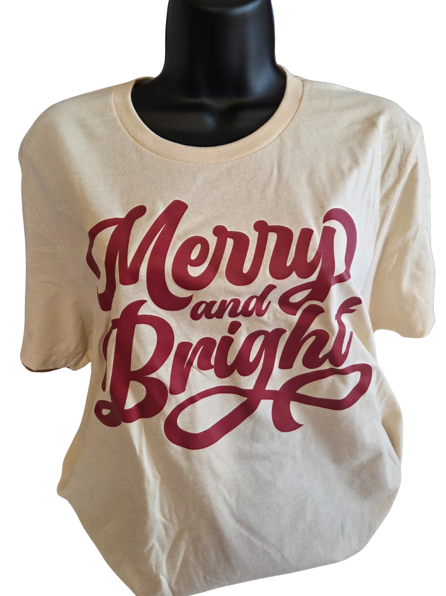 Merry & Bright Soft Cream T-Shirt