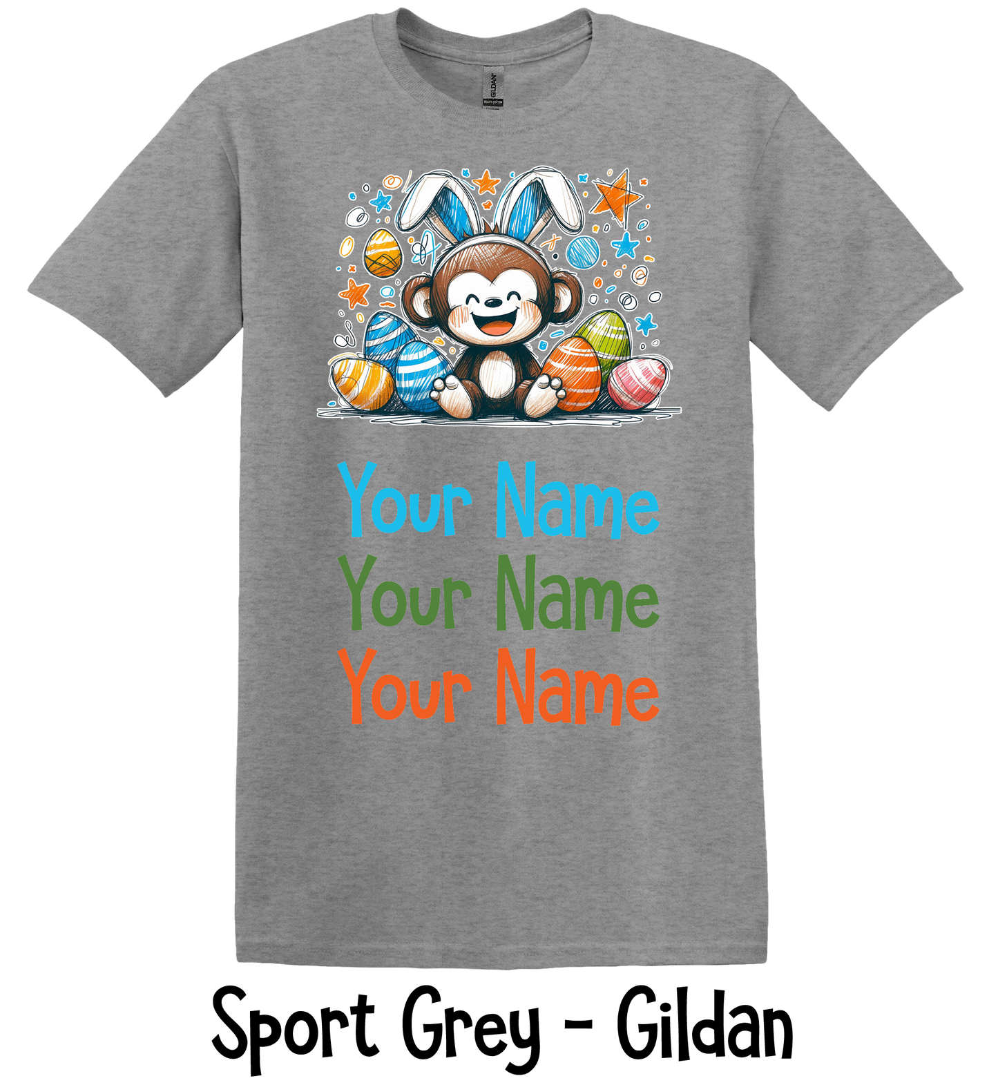 Boy Easter Animals - Personalized - TODDLER SIZES