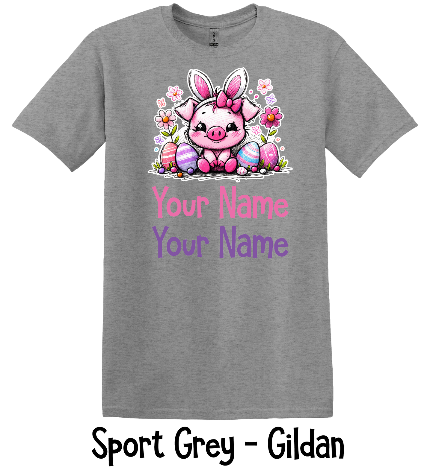Girl Easter Animals - Personalized - YOUTH SIZES
