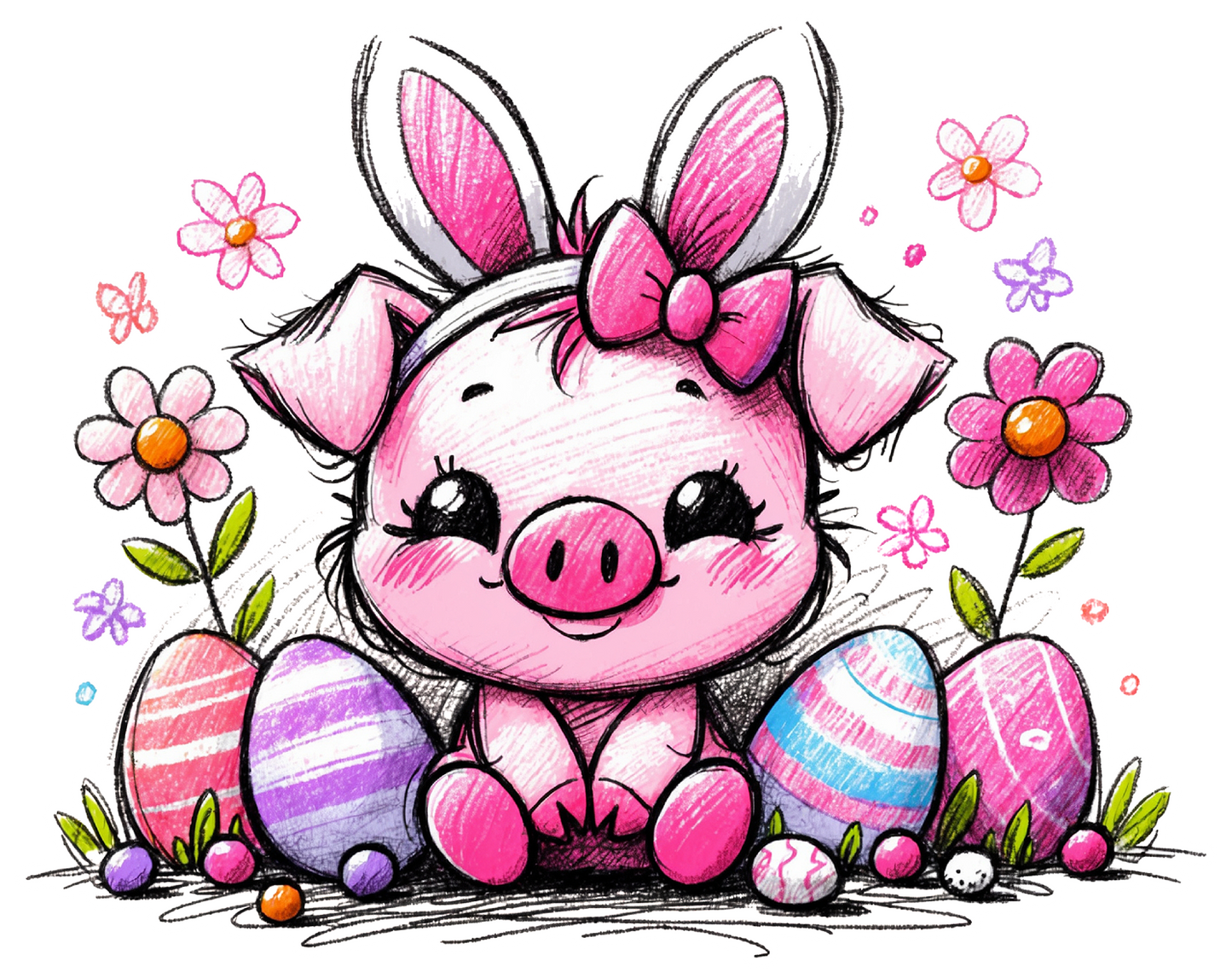 Girl Easter Animals - Personalized - YOUTH SIZES