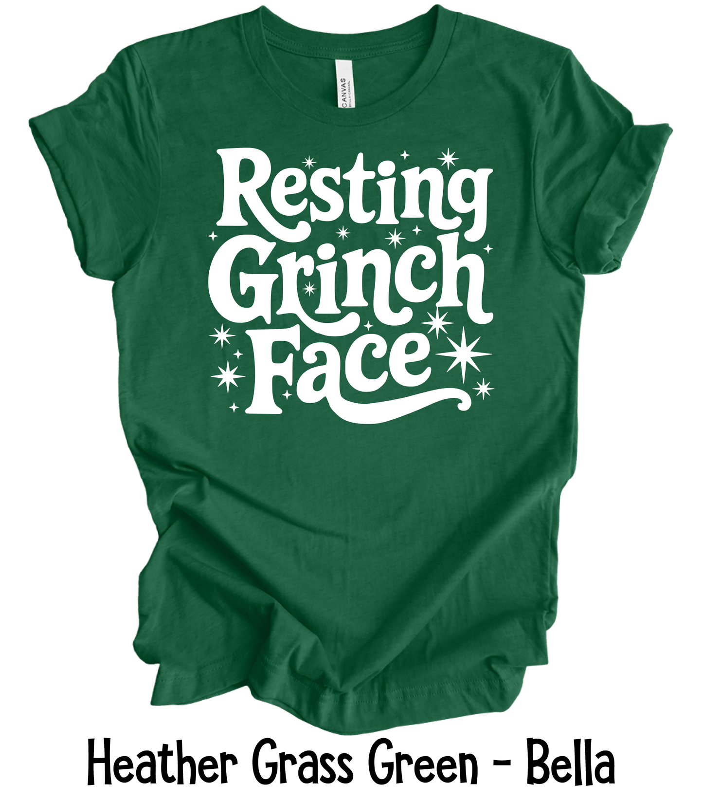 Resting Grinch Face - 4 Color Options