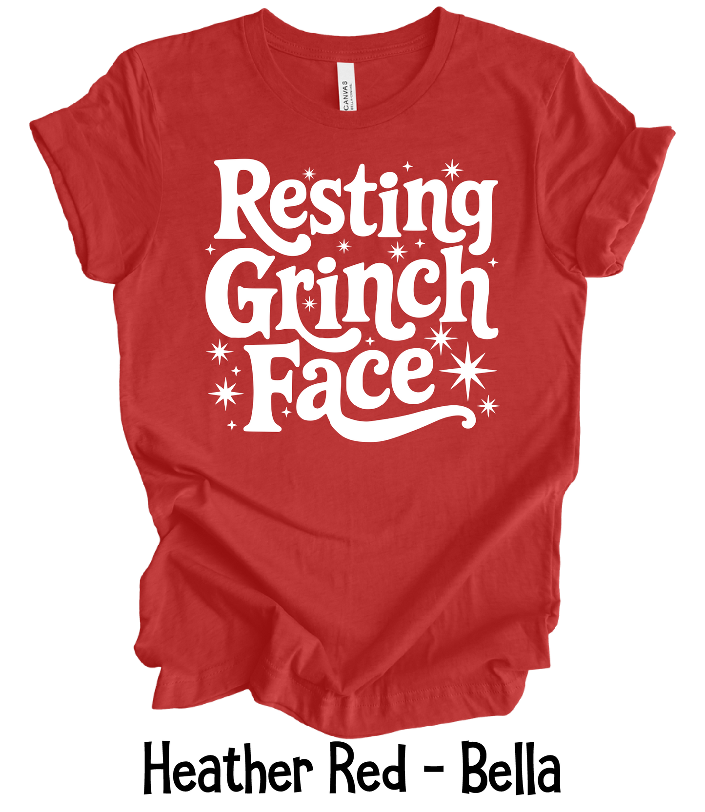 Resting Grinch Face - 4 Color Options