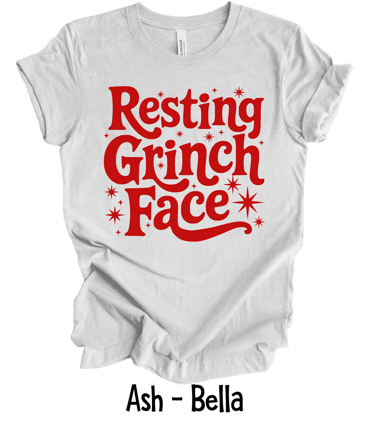 Resting Grinch Face - 4 Color Options