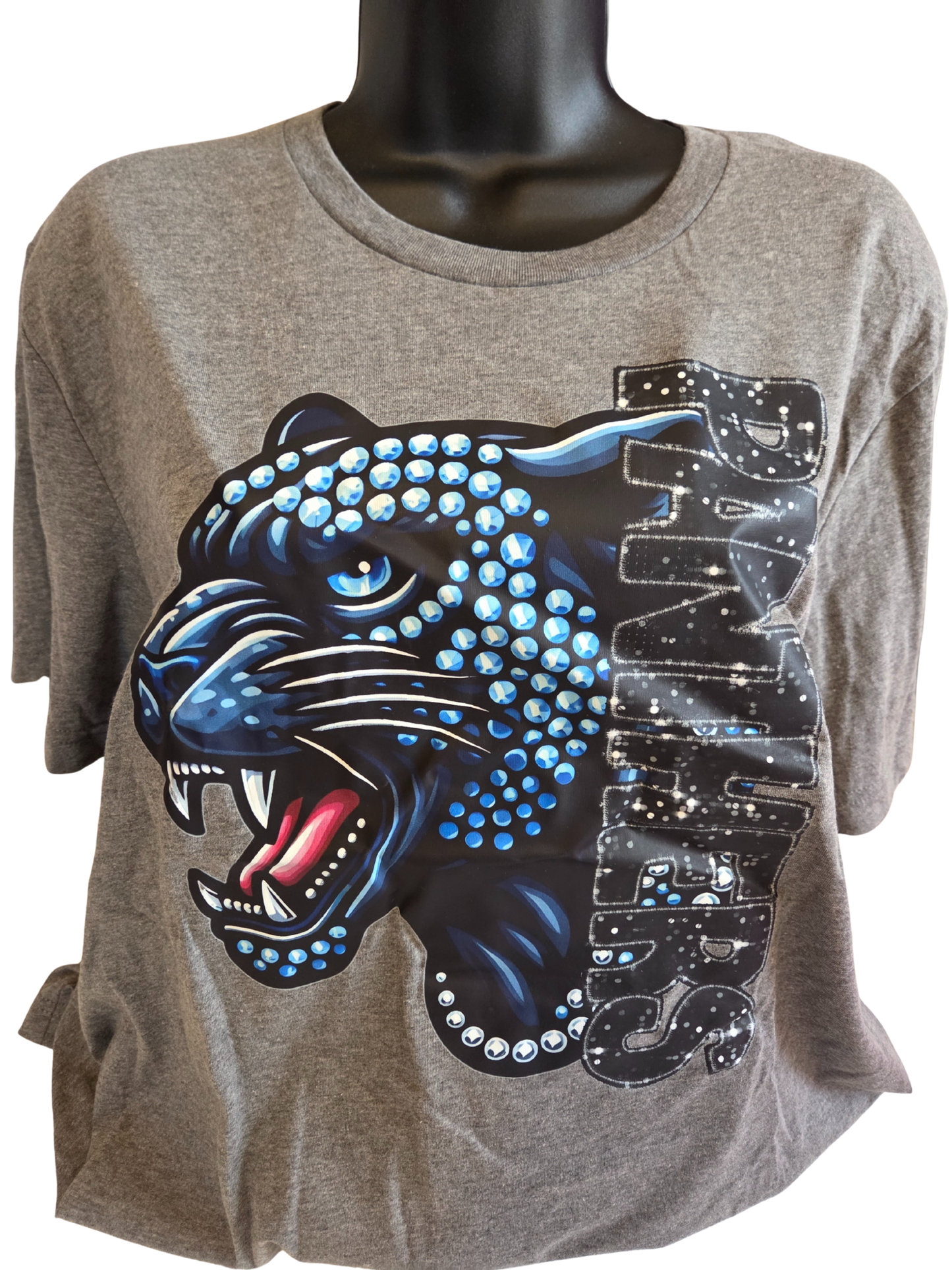Panthers Faux Rhinestone T-Shirt