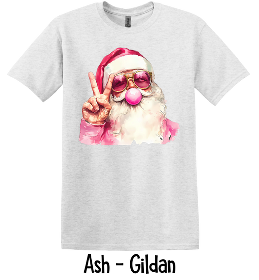 Santa with Pink Glasses