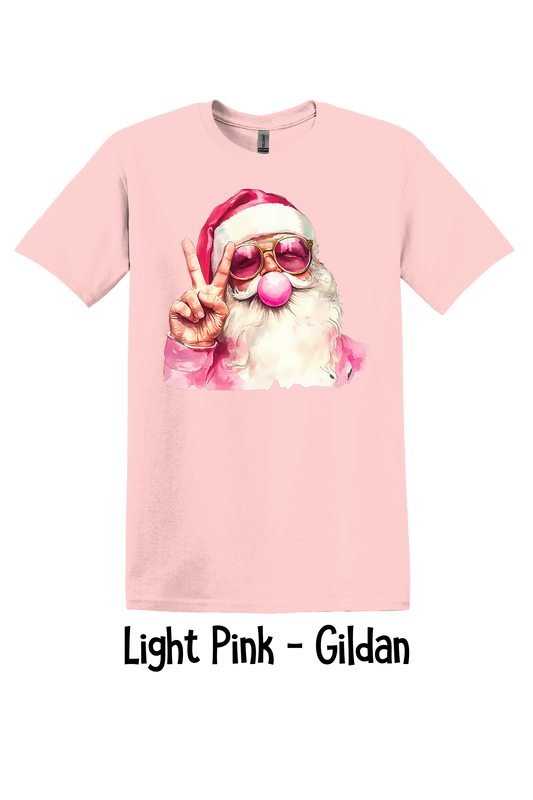 Santa with Pink Glasses