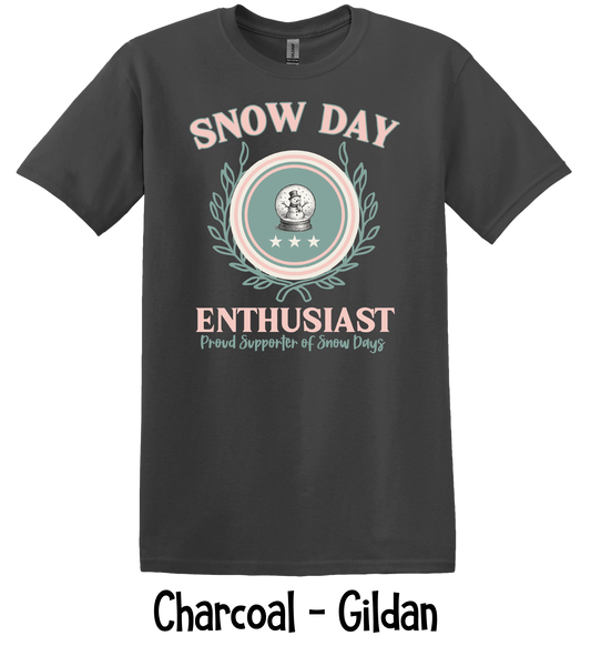 Snow Day Enthusiasts Snow Globe - 4 Color Options