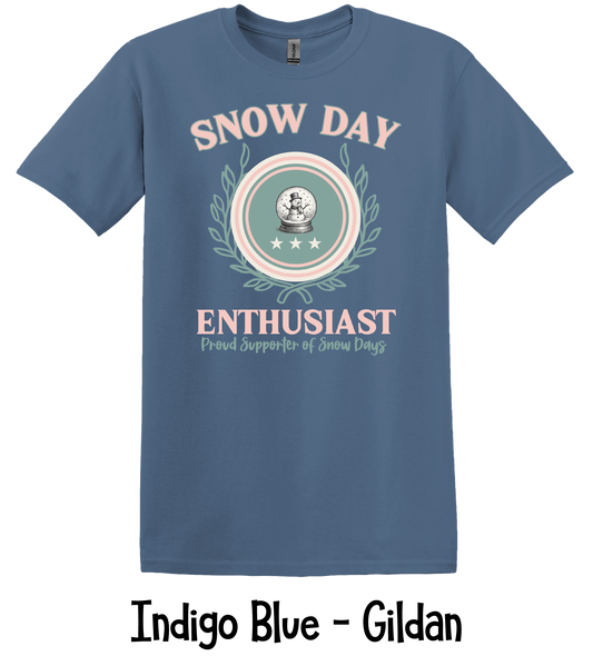 Snow Day Enthusiasts Snow Globe - 4 Color Options