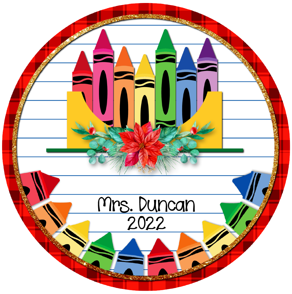 Teacher Crayon Box - Customized