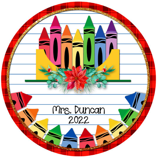 Teacher Crayon Box - Customized