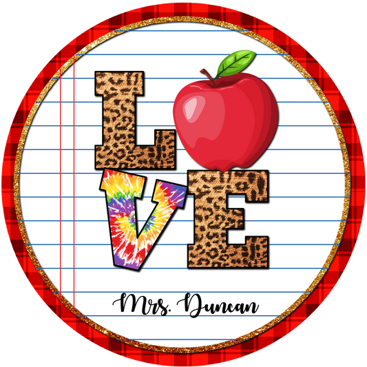 Teacher Love - Customized