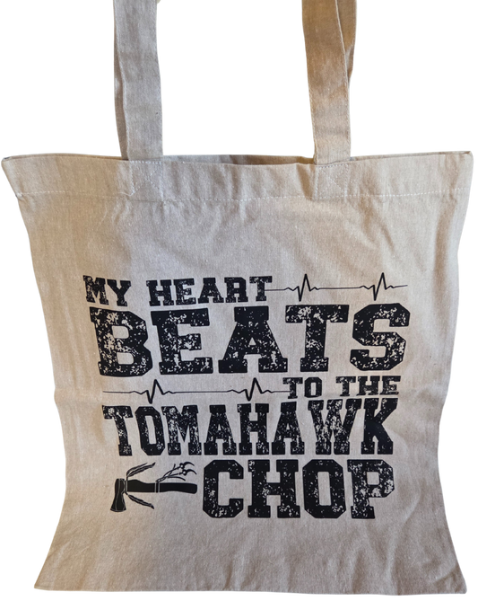 Canvas Tote - My Heart Beats