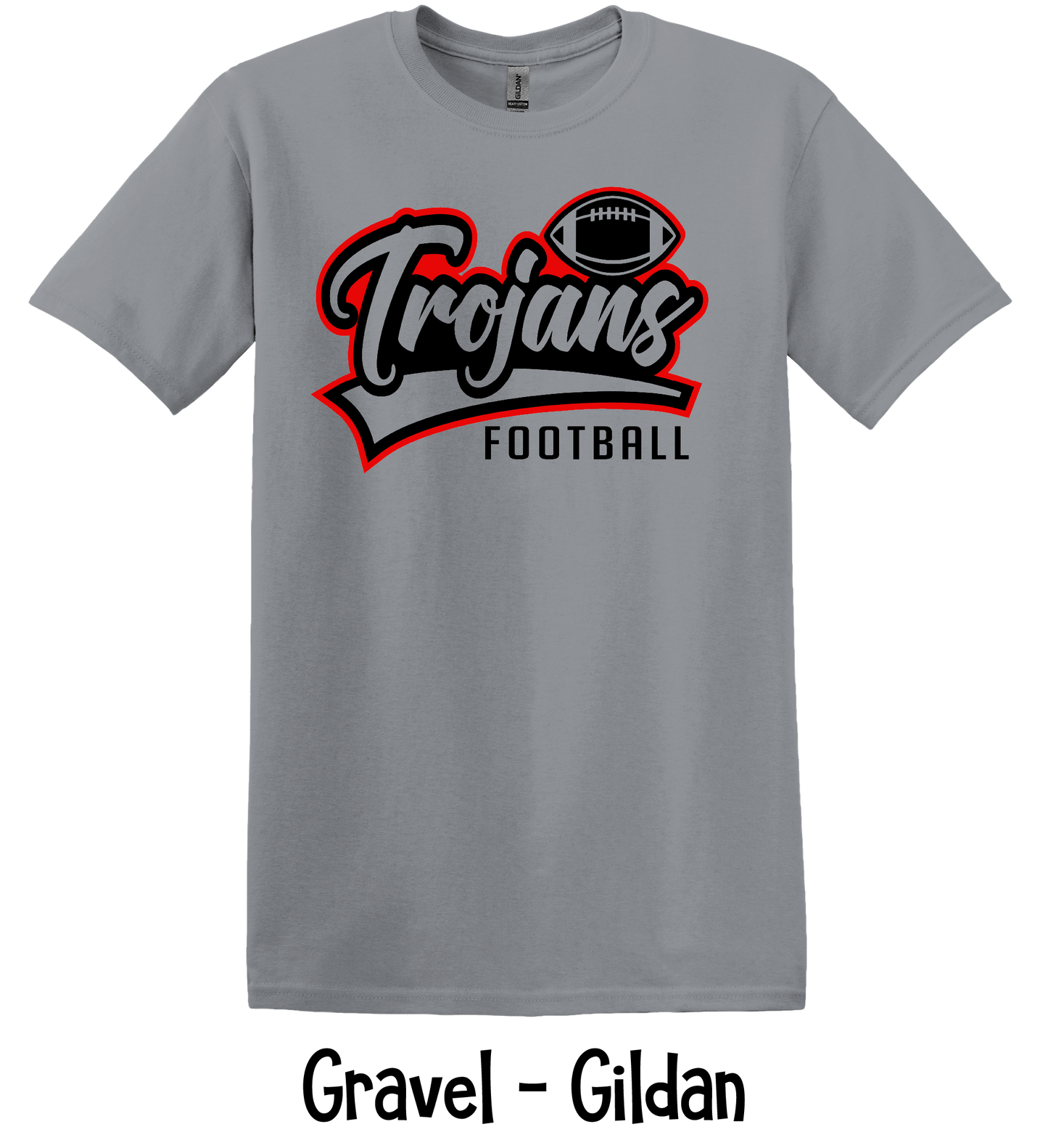 Trojans Football - Offset - Adult & Youth Sizes