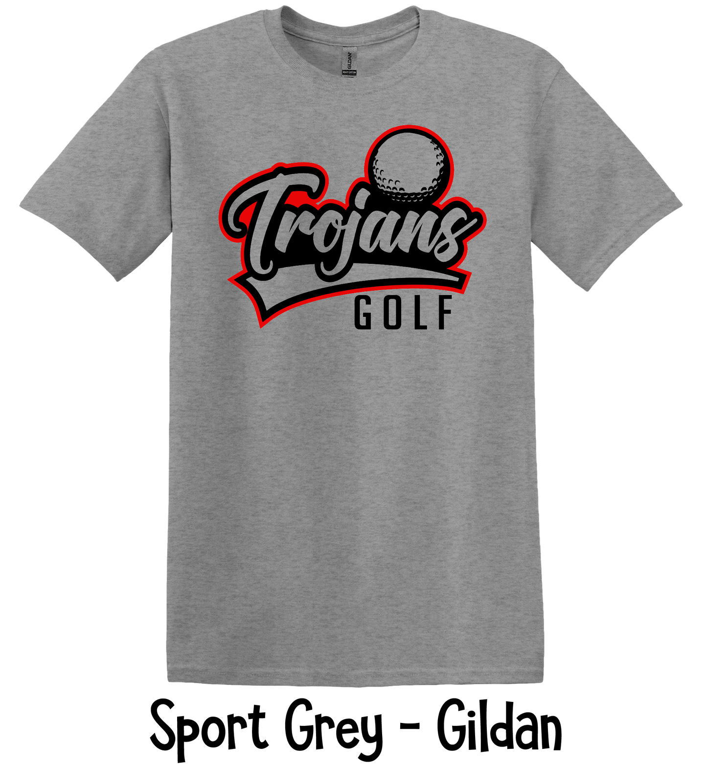 Trojans Golf - Offset - Adult & Youth Sizes