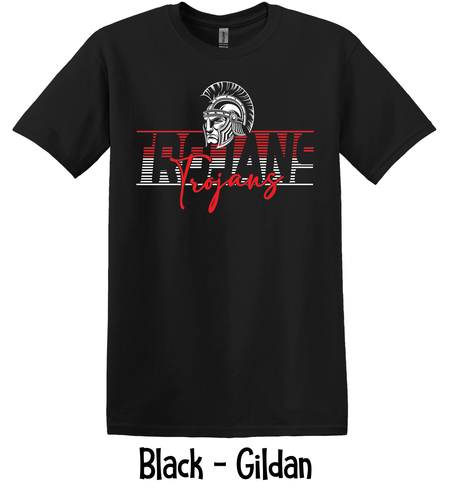 Trojans Lined with Mascot - 2 Color Options
