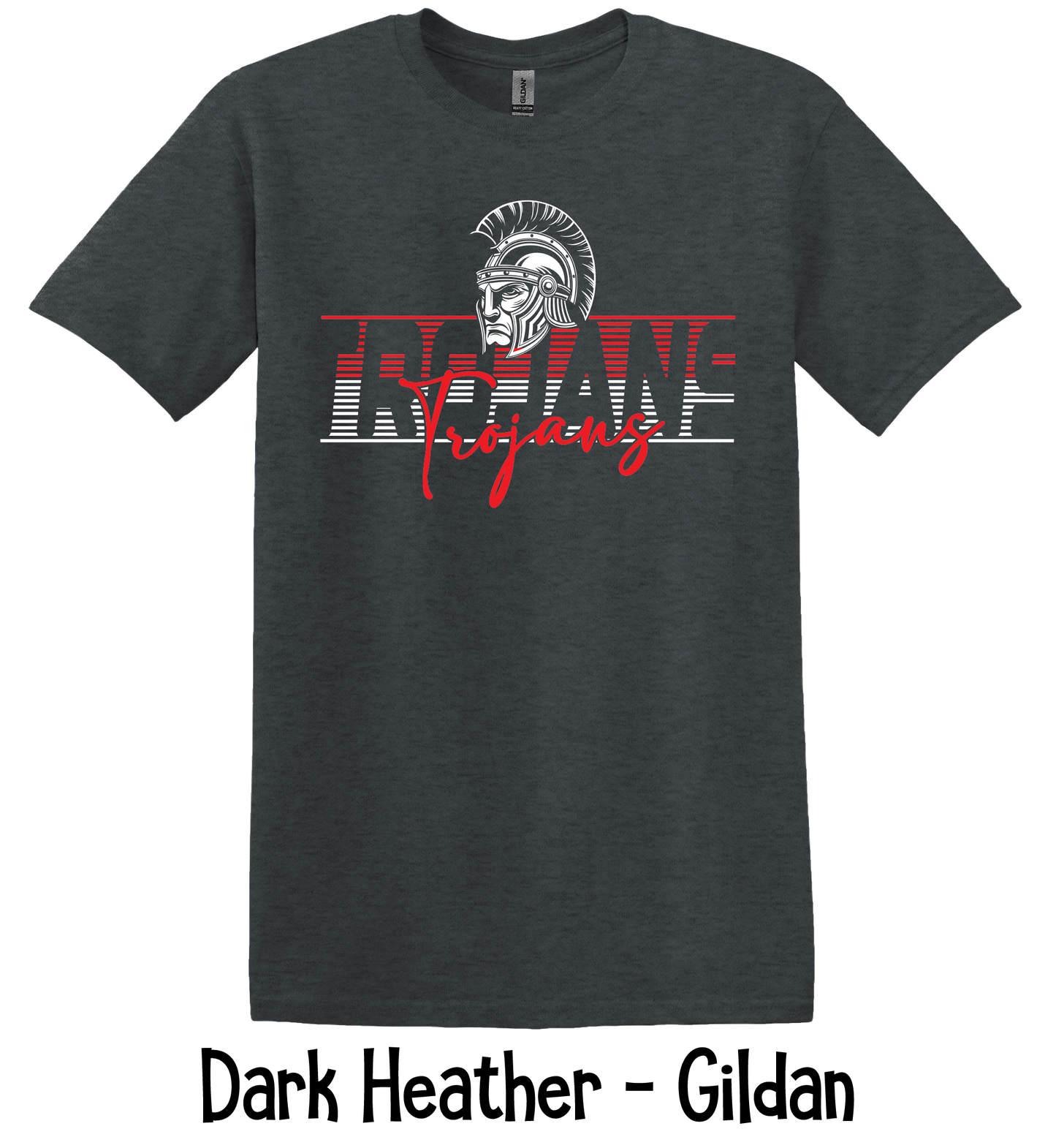 Trojans Lined with Mascot - 2 Color Options