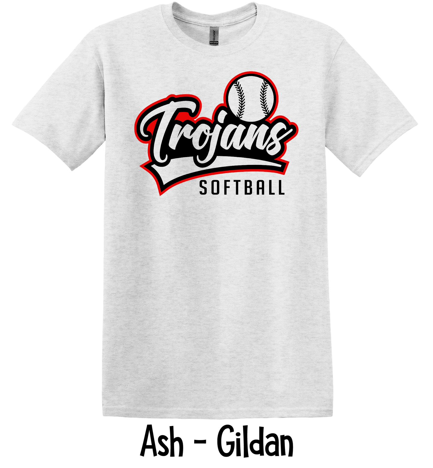 Trojans Softball - Offset - Adult & Youth Sizes