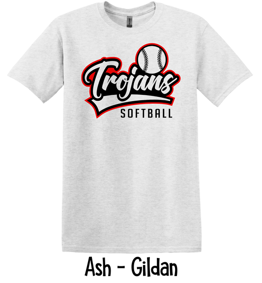 Trojans Softball - Offset - Adult & Youth Sizes