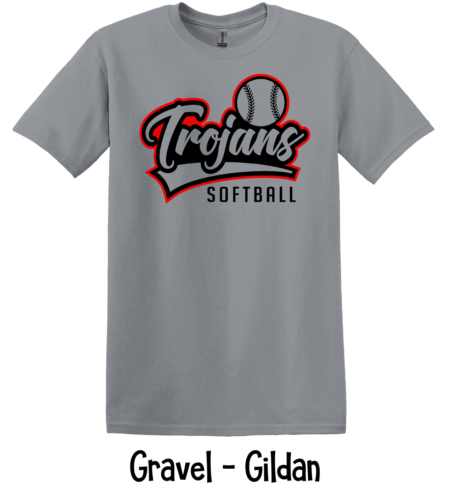 Trojans Softball - Offset - Adult & Youth Sizes