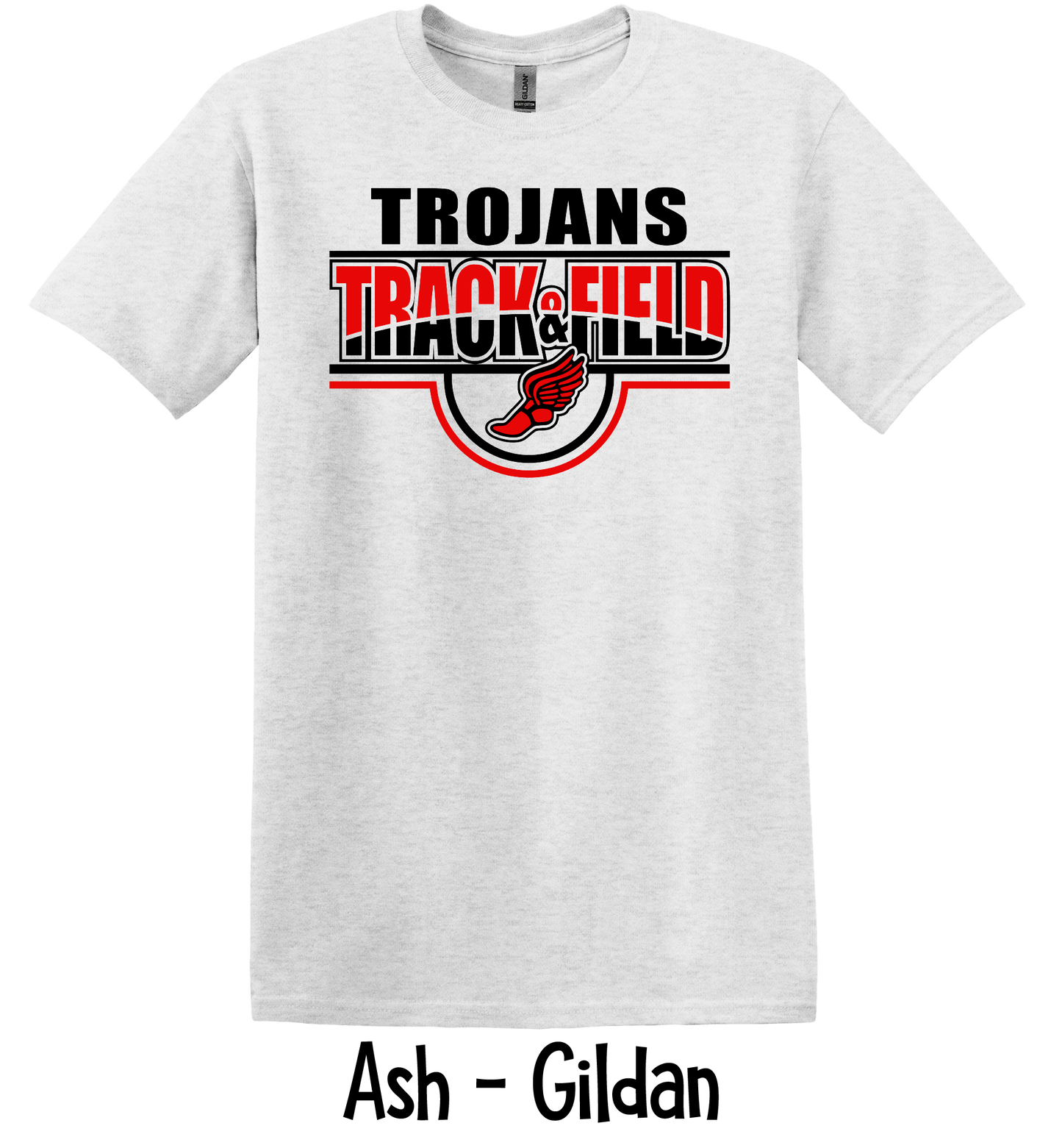 Trojans Track - Black/Red Arch - Adult & Youth Sizes