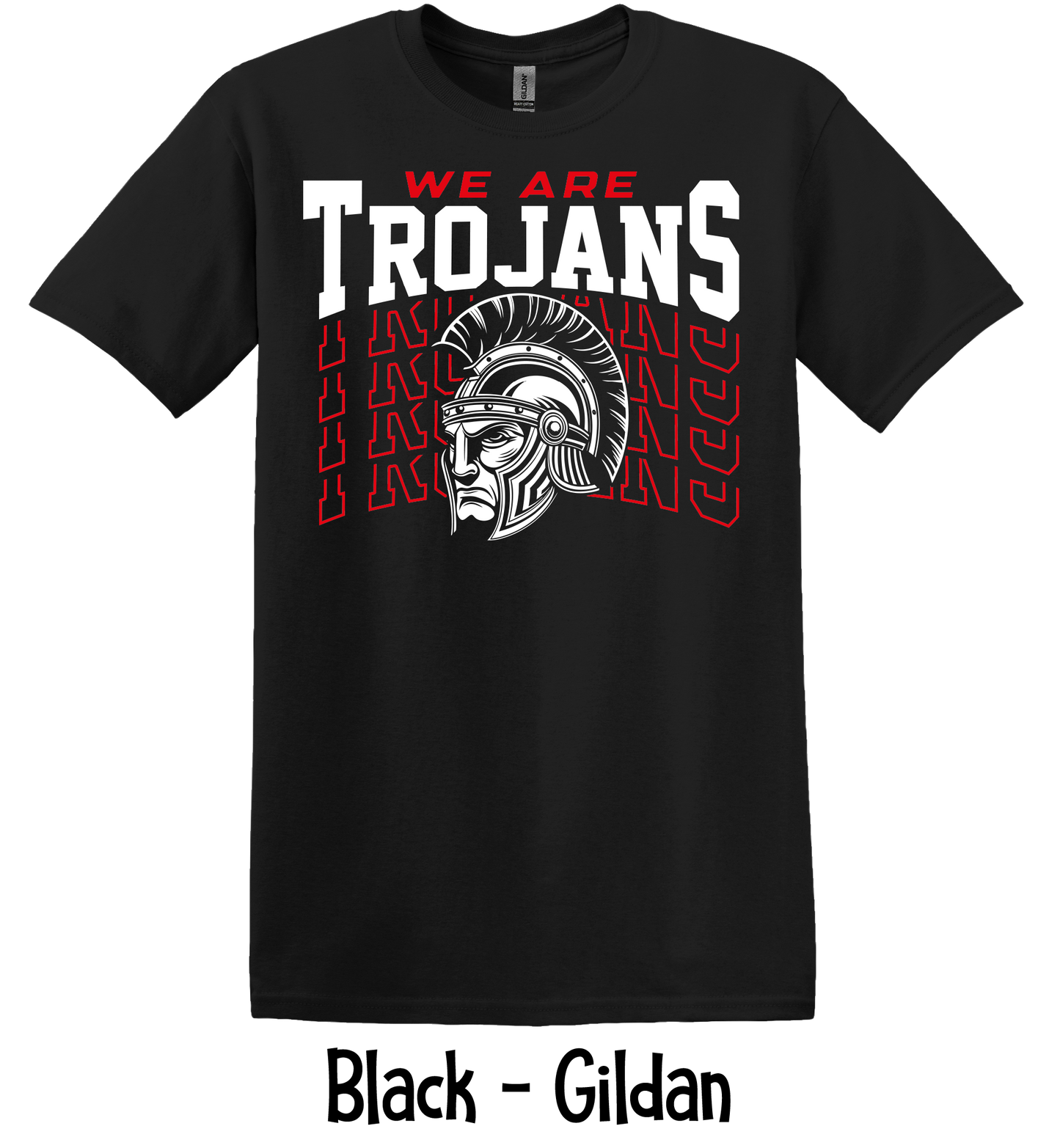 We Are Trojans Mascot - 3 Color Options