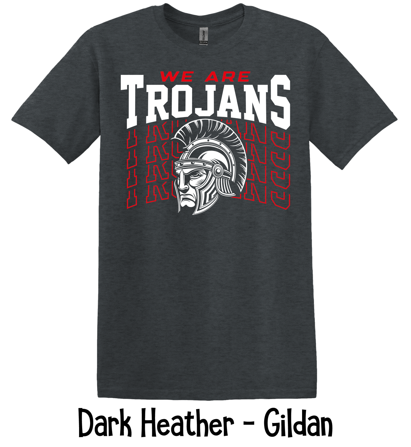 We Are Trojans Mascot - 3 Color Options