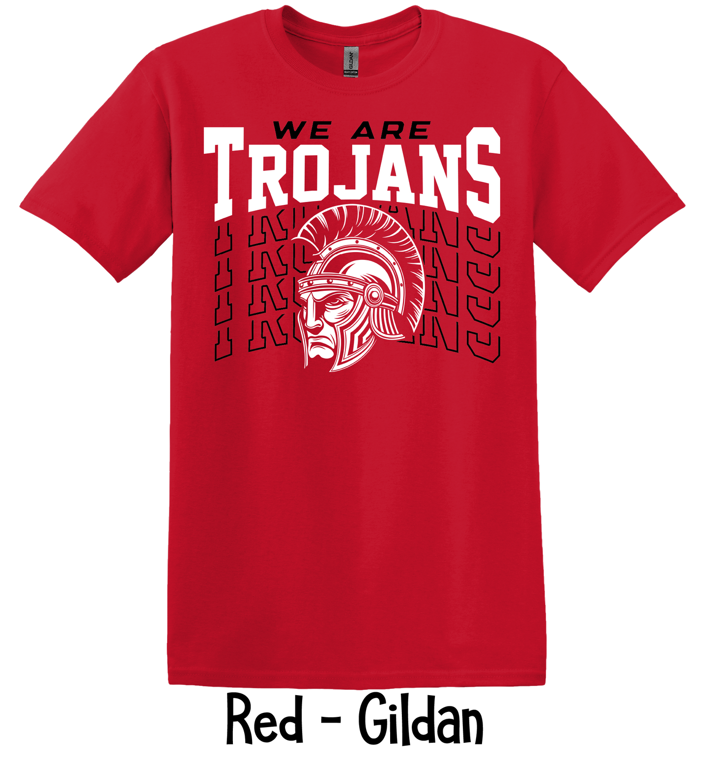 We Are Trojans Mascot - 3 Color Options